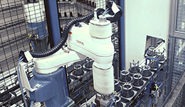 component handling with portal systems, SCARA or 6-axis robots