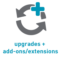upgrades + add-ons/extensions