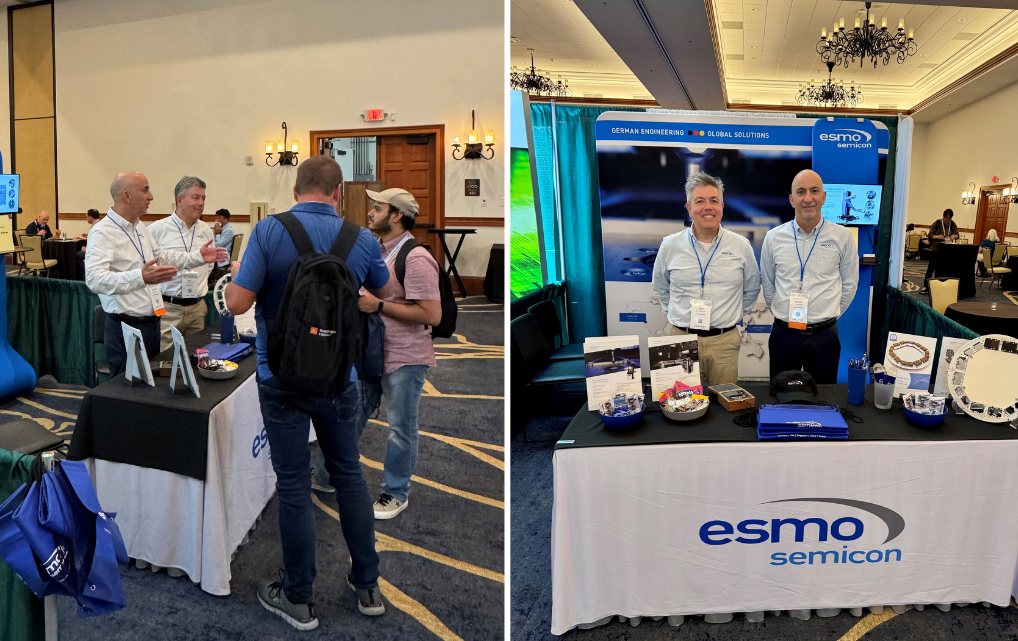 Entrance area of SWTest 2026 Conference & Expo in Carlsbad, California – welcome area with sponsor board